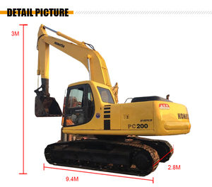 Modelo 2024 Más Reciente, Excavadora de Cadenas Usada en Japón KOMATSU PC200-7, Excavadora Hidráulica Mini Komatsu PC200-8 Cerca de Mí - Product Image 2