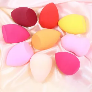 Kosmetischer Schwamm Puff Makeup Schwamm Set Foundation Blending Beauty Schwamm Wasser tropfenform Einweg Beauty Egg