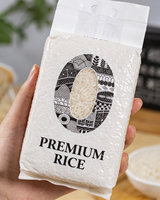 Sachet Doypack avec poignée ergonomique, sac en plastique de grande capacité pour riz, farine, engrais, aliments pour animaux, emballage en vrac