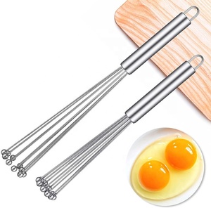 Bille d'acier Outil de <span class=keywords><strong>cuisine</strong></span> écologique Mélangeur de batteur à oeufs <span class=keywords><strong>Fouet</strong></span> à oeufs manuel - Product Image 3