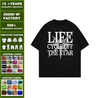 T-shirt de marque de haute qualité - Tissu 100% coton pur, coupe ample, motif imprimé, style homme, personnalisable