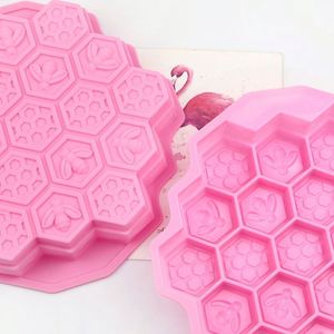 Molde de silicona con forma de panal para pasteles, muestra gratuita de fábrica, molde para velas, jabón DIY, venta caliente, OEM/ODM - Product Image 2