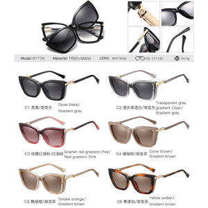 <span class=keywords><strong>Gafas</strong></span> de <span class=keywords><strong>Sol</strong></span> Magnéticas con Clip, Anti Luz Azul, Polarizadas, Creativas <span class=keywords><strong>y</strong></span> Versátiles, para Exteriores - Product Image 3