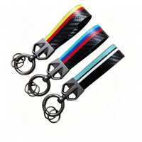 Porte-clés de voiture en cuir avec base métallique couleur canon de fusil, anneau à ressort anti-perte, durable, multi-styles, cadeau, accessoires intérieurs de voiture