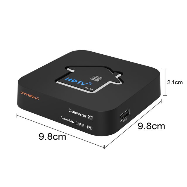 Live TV Channels GTMEDIA HDTV Mate TV BOX for USA ATSC3.0 4K Support DRM 5G HDTV Player TV Box