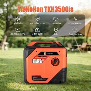 Générateur d'essence portable 4 temps refroidi par air 230/120&240V, réservoir de carburant de 5,5 L, 50/60Hz, léger et durable pour les voyages - Product Image 6