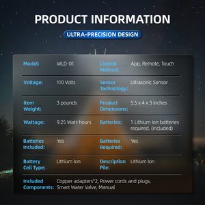 เครื่องตรวจจับการรั่วไหลของน้ำดีไซน์ใหม่พร้อมวาล์วปิดอัตโนมัติผ่านการแจ้งเตือนสมาร์ทโฟนเพื่อป้องกันบ้านของคุณจากการรั่วไหล - Product Image 5