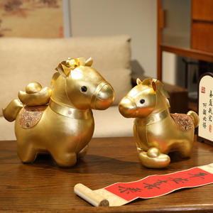 Boneka Maskot Tahun Zodiak Kuda 2026 Hadiah Tahun Baru Imlek Mainan Boneka Plush - Product Image 5