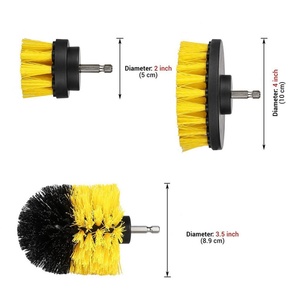 Ensemble de brosses de nettoyage électriques pour perceuse, 3 pièces, 9 pièces, 15 pièces, pour le nettoyage de la voiture, le nettoyage ménager, le polissage de la voiture, kit de tampons de polissage pour perceuse - Product Image 5