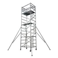 Échafaudage de qualité à verrouillage rapide, cadre en acier, outils de construction, galvanisé à chaud pour matériau de support d'échafaudage