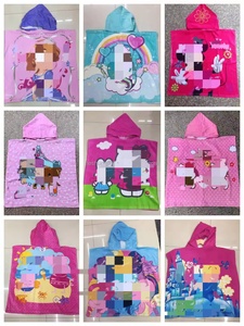 Toalla con Capucha para Niños 100% Algodón, Popular, Linda, con <span class=keywords><strong>Personajes</strong></span> <span class=keywords><strong>de</strong></span> Dibujos Animados, Técnica <span class=keywords><strong>de</strong></span> Tejido, Comprimida, Desechable, <span class=keywords><strong>de</strong></span> Secado Rápido - Product Image 3