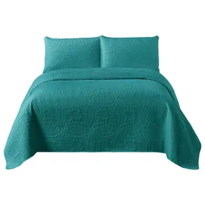 Venta al por mayor funda de <span class=keywords><strong>cama</strong></span> acolchada <span class=keywords><strong>colcha</strong></span> suave cobertores cómodos juegos de <span class=keywords><strong>cama</strong></span> de lujo - Product Image 1