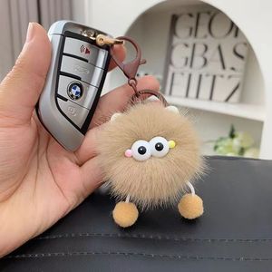 Llavero de peluche de piel sintética de visón <span class=keywords><strong>Kawaii</strong></span> con diseño de <span class=keywords><strong>elfo</strong></span> y duende, con cadena colorida para colgante de mochila de estudiante, juguete - Product Image 6
