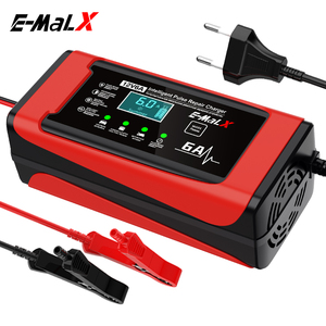 <span class=keywords><strong>Chargeur</strong></span> et mainteneur de <span class=keywords><strong>batterie</strong></span> universel <span class=keywords><strong>6V</strong></span> 4A/12V 2A pour voiture, moto, SUV, réparation par impulsions, <span class=keywords><strong>batterie</strong></span> au plomb-acide - Product Image 5