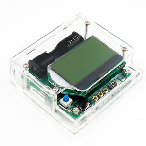 Testeur de transistor multifonction DIY MG328 avec capteur 3,7 V, version inductance-capacité <span class=keywords><strong>ESR</strong></span>, avec boîtier en acrylique - Product Image 4