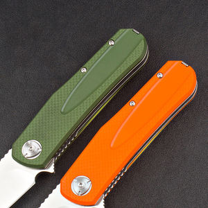 कस्टम <span class=keywords><strong>3</strong></span> इंच ब्लेड एडc पॉकेट चाकू 8c13 स्टील सर्वाइवल चाकू जी 10 हैंडल आउटडोर फोल्डिंग चाकू - Product Image 5