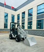 Mini Wheel Loader Listrik dengan Bucket 0.2m, Komponen Inti PLC, Efisiensi Tinggi untuk Area Kecil, Kebun, dan Pertanian