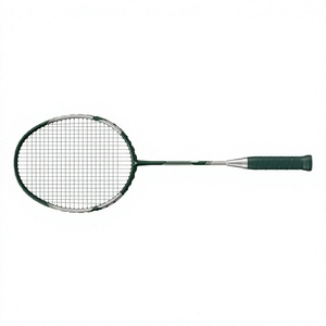 Raquette de badminton LIBOTAI T-REX Z FORCE II en graphite, vert forêt, édition scolaire argentée - Product Image 1