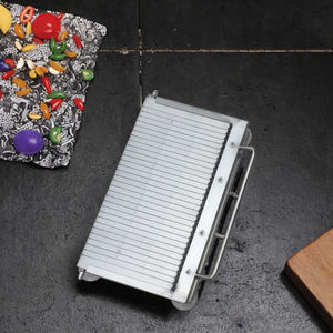 Double Blade Stainless Steel Commercial Catering Grain Processing Fruit Slicer Food Chopper Vegetable Cucumber Slicing Machine - Product Image 3