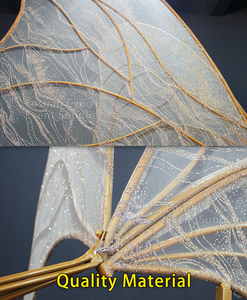 Vente en gros LED papillon toile de fond décoration de scène de mariage arc de fond en métal de mariage à vendre - Product Image 4
