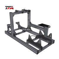 Nouvelle arrivée Sim Racing Rig 8040 4080 jeu simulateur de conduite Kit de cockpit noir en aluminium Sim Rig Kit de simulateur de voiture de course