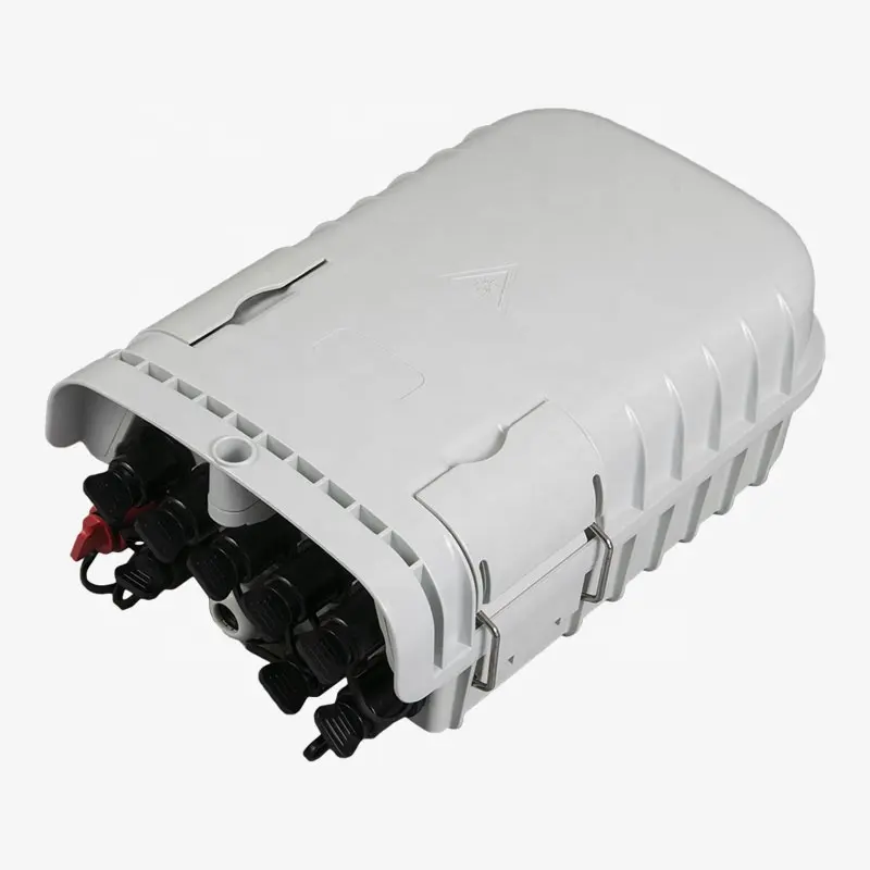 FTTH 8 core fiber optic terminal box with waterproof pre-installed adapter MINI SC adapter output or HS Mini connectors