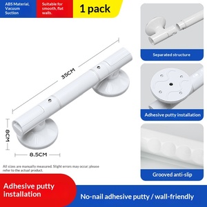 Barre d'appui <span class=keywords><strong>pour</strong></span> <span class=keywords><strong>salle</strong></span> de <span class=keywords><strong>bain</strong></span> <span class=keywords><strong>pour</strong></span> personnes âgées - Main courante de sécurité antidérapante <span class=keywords><strong>pour</strong></span> toilettes <span class=keywords><strong>pour</strong></span> personnes âgées - <span class=keywords><strong>Poignée</strong></span> à <span class=keywords><strong>ventouse</strong></span> sans perçage <span class=keywords><strong>pour</strong></span> usage domestique - Product Image 6
