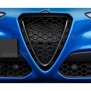 Kit Carrozzeria per <span class=keywords><strong>Alfa</strong></span> <span class=keywords><strong>Romeo</strong></span> <span class=keywords><strong>Stelvio</strong></span> 2017-2021, Griglia Paraurti, Griglie da Corsa, Strisce Decorative, Griglia Paraurti Anteriore, Parte Esterna - Product Image 3