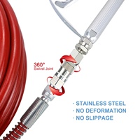 Adaptateur de raccord pivotant pour tuyau de pistolet sans air 244515 pour pulvérisateurs de peinture Grac