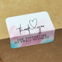 Étiquettes autocollantes de cuisson personnalisées faites à la main, carrées et imperméables, pour emballage cadeau, vente en gros, 100 pièces/sac