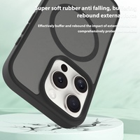 Étui de téléphone magnétique mat imperméable antichoc en TPU+PC Beelan 2024 pour 16 Pro Max Plus