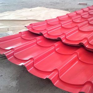 Roofing High Quality Color Galvanized Zinc Coated Corrugated Metal Steel Roof <b>Sheet</b> Roofing <b>Tile</b> - Product Image 4