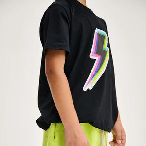 T-<span class=keywords><strong>shirt</strong></span> pour enfants en coton biologique à manches courtes, t-shirts pour enfants écologiques, vêtements durables pour enfants, chemises pour garçons - Product Image 3