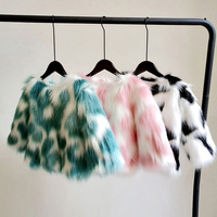 Nuevo Abrigo de Piel Sintética para Niñas, Otoño Invierno, Ecológico, Transpirable y Bonito