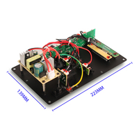 Amplificateur vocal extérieur Craftsman HIFI 20W en aluminium avec micro FM/sans fil, alimentation double 12V/220V, charge rapide, carte amplificateur karaoké pour scène