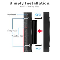 Port USB pour voiture Prise de courant murale Panneau d'interrupteur Quick Charge QC3.0 USB C 12 Volt USB Charger Socket for RV Marine Bus Truck