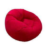 Canapé gonflable en forme de pouf avec logo personnalisé, en PVC résistant, design moderne, pliable, chaise d'extérieur pour adultes