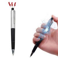 Bolígrafo Eléctrico de Truco de Magia Práctico, Juguete Divertido con Efecto de Descarga Sorprendente, Clásico, Duradero, de Plástico, con Batería Integrada JY, 15cm