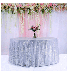 Round <strong>Table</strong> Cloth Sequin <strong>Tablecloth</strong> Rose Gold for Wedding Party Weddings 120 Inch Woven American Style Patchwork <strong>Table</strong> Cover - Product Image 2