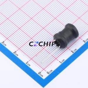 Inductor de Anillo de Color XR9*12-821K-L / Componente de Orificio Pasante (THT), D9xL12mm 820uH 10% 300mA 1.32Ohm - Product Image 2