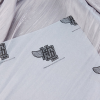 Impression personnalisée logo fleur cadeau papier de soie emballage en papier d'emballage pour l'emballage des vêtements