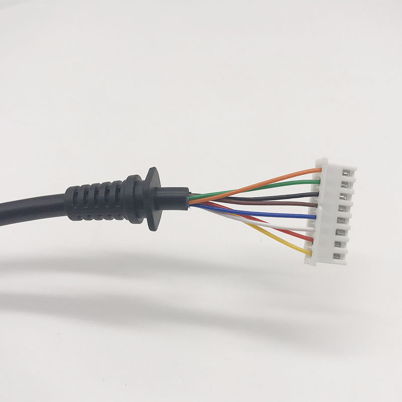 Заводские настройки xh2.54mm 8 контактный терминал до 8 pin гнездовой разъем водонепроницаемый кабель awm 28awg 2464