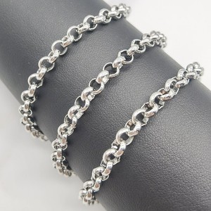 Cadena redonda de acero inoxidable, cadena BL, cadena cruzada, cadena decorativa, collar para ropa, cadena para suéter - Product Image 1