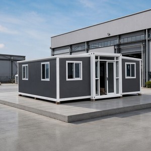 Casa Prefabricada Expandible SUNRISE de 40 Pies x 20 Pies en Contenedor de Envío, Casa Prefabricada Plegable de Acero Ligero en Venta - Product Image 1