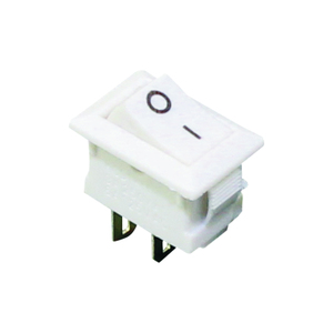KCD5-101 Küçük Siyah Açma-Kapama Rocker Anahtarı Sub-Mini Plastik Geçmeli 2 Pinli SPST Rocker Anahtarı Lehim Terminalleri "I O" İşaretli - Product Image 2