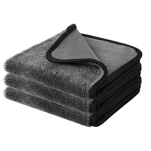 Serviette de nettoyage domestique en microfibre de haute qualité 600-1000 GSM, 40x40 cm, à boucles torsadées, séchage rapide, lavable en machine, personnalisable - Product Image 4
