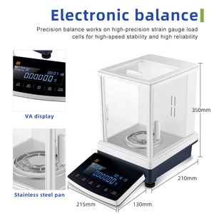 เครื่องชั่งวิเคราะห์420ก./ 0.1มก. 420ก./ 0.0001ก. เครื่องชั่งแม่นยำเครื่องชั่งวิเคราะห์ดิจิตอลสำหรับห้องปฏิบัติการมาใหม่ - Product Image 3