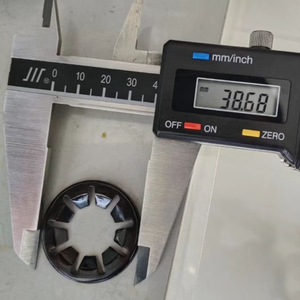 Ruedas de Goma Maciza de 8 Pulgadas 200*50 para Carretilla Industrial con Orificio de 20 mm y Arandela - Product Image 3