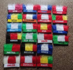 Peluca de Aficionado al Fútbol de Francia 2026, Bandera Francesa, Rizada, para Deporte y Juego - Product Image 5