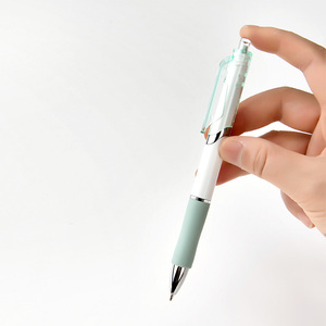 Macaron Giá Trị Cao Gel Bút Thiết Lập Nhanh Chóng Làm Khô Báo Chí Chữ Ký Bàn Chải Bút Biểu Tượng Tùy Chỉnh Sinh Viên Màu Hồng Màu Xanh Đỏ Trắng 0.5Mm Bán Buôn - Product Image 6